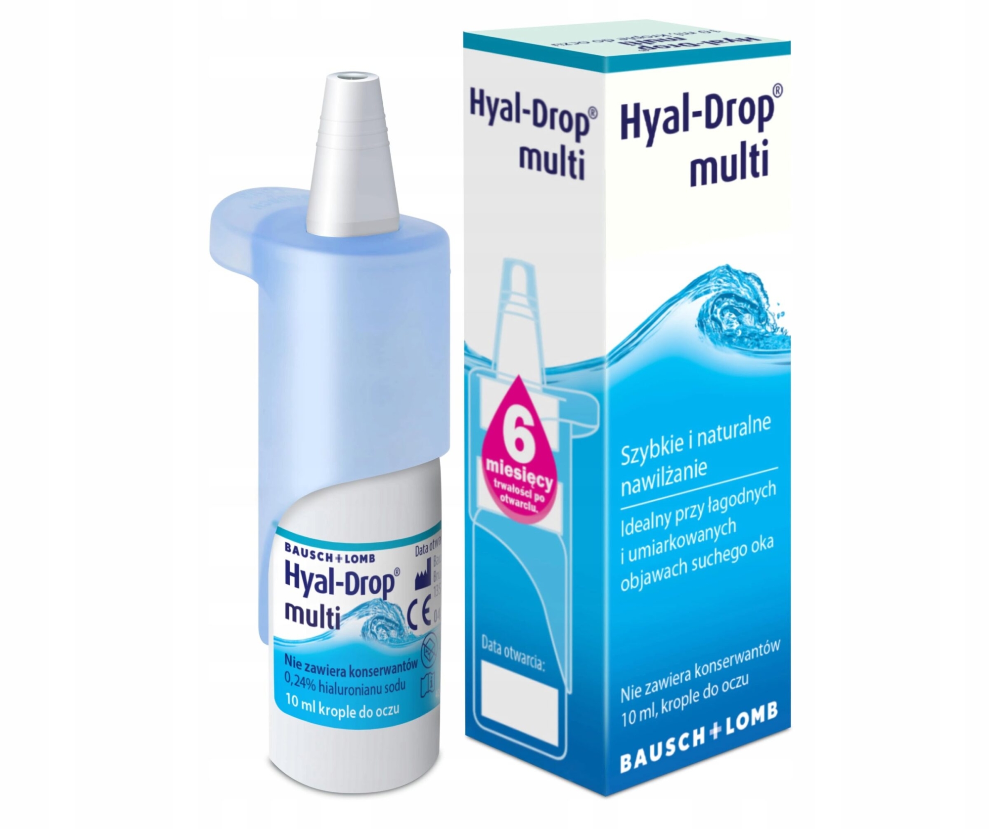 Krople nawilżające do oczu Hyal-Drop Multi 10 ml