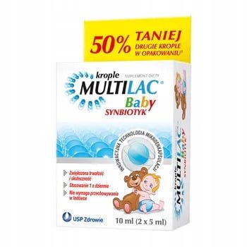 Multilac Baby Synbiotyk Probiotyk Dla Dzieci 2x5ml