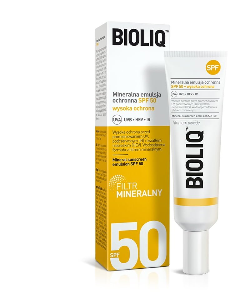 Emulsja Mineralna Filtr SPF50 Opalanie Bioliq 30ml