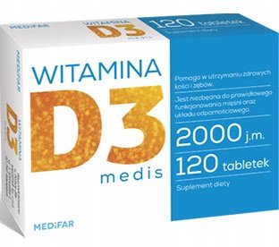 Witamina D3 2000 Odporność 120 Dni Kuracji