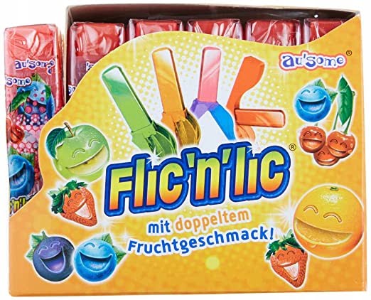 Flic'n'lick. Lizak trzask witaminowy. 24 sztuki.