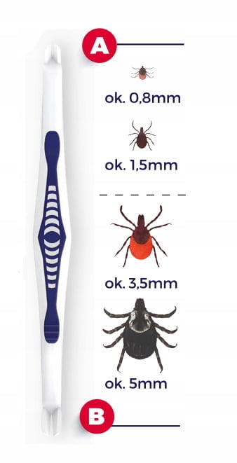 KICK the TICK Przyrząd do bezp.usuwania kl