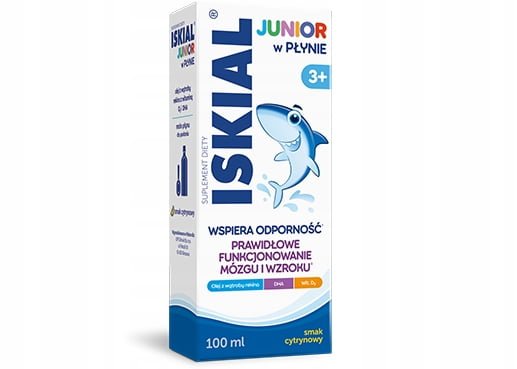 Iskial Junior Odporność Wzrok Zdrowe Kości 100 ml
