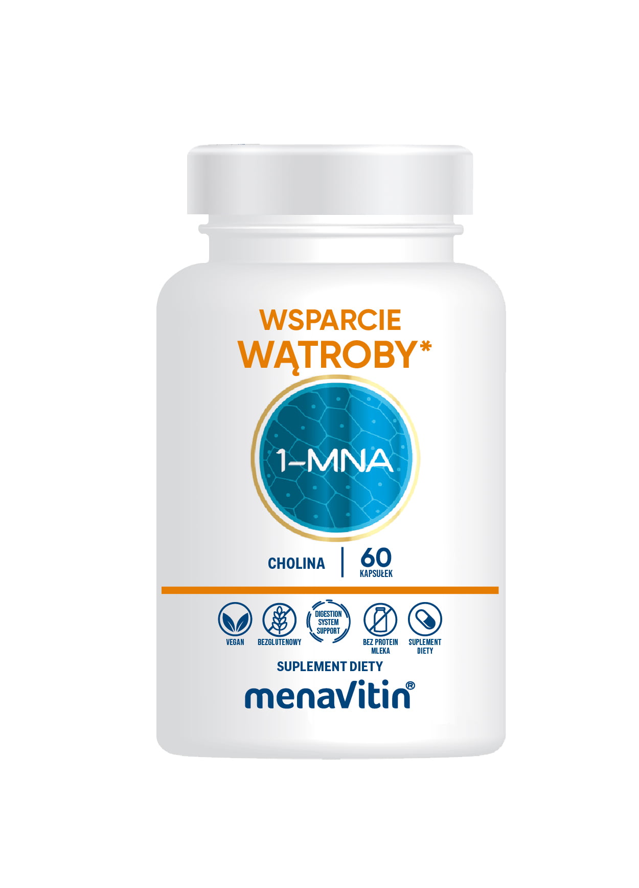 MENAVITIN Wsparcie Wątroby Cholina 1-MNA 60 kaps.