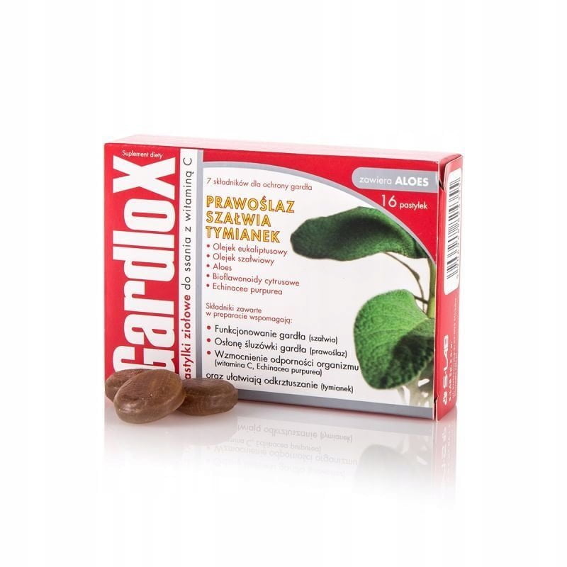 Gardlox Ziołowe Pastylki Do Ssania 16szt.
