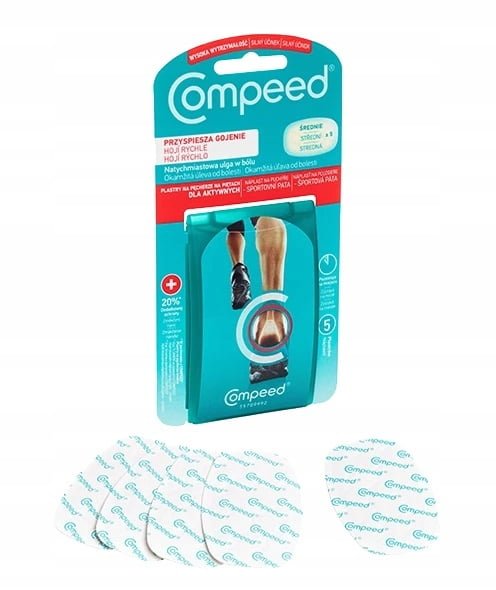Compeed Plastry Na Pęcherze Na Piętach Ulga 5 szt.