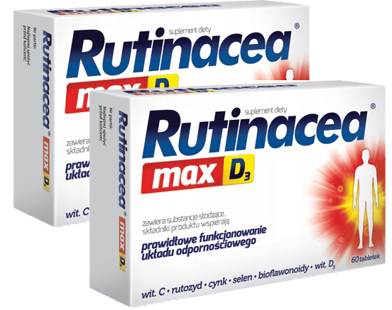 2x Rutinacea Max D3 Odporność