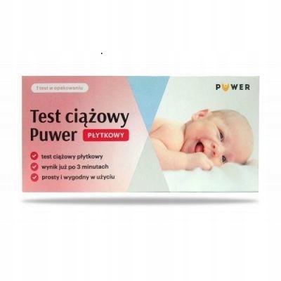 Test Ciążowy Płytkowy Puwer 1 sztuka