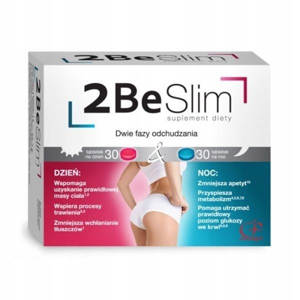 2BE Slim L-karnityna, Spirulina Odchudzanie 60 tab