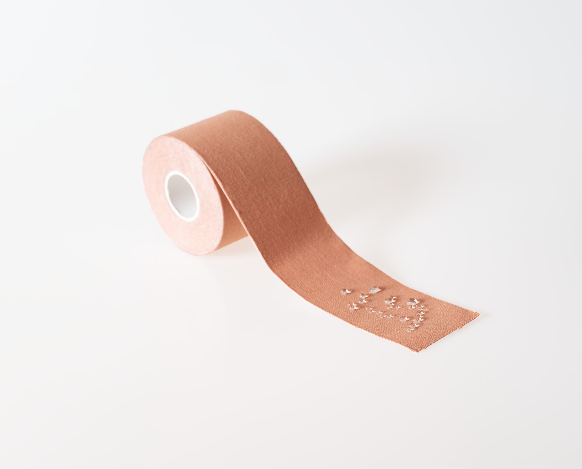 TitanGrit Taśma Kinezjologiczna Tape. - Wodoodporna, Beżowa 5mx5cm