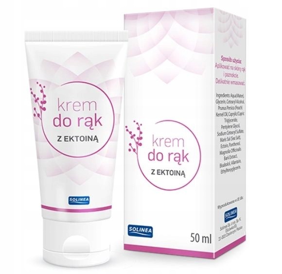 Krem Do Rąk Z Ektoiną Solinea Wsparcie W AZS 50 ml