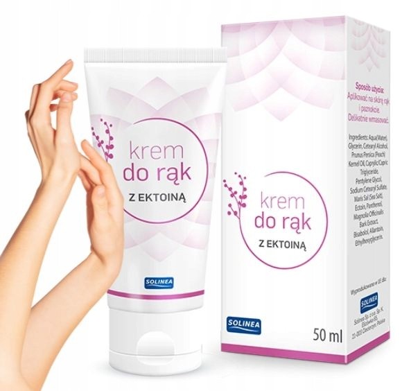Krem Do Rąk Z Ektoiną Solinea Wsparcie W AZS 50 ml