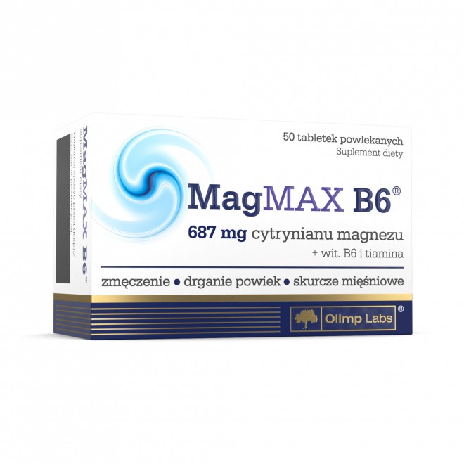 Olimp MagMAX B6 687mg Cytrynianu Magnezu 50 tabl.
