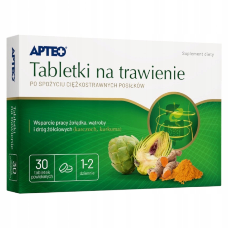 Tabletki na trawienie APTEO 30 Sztuk