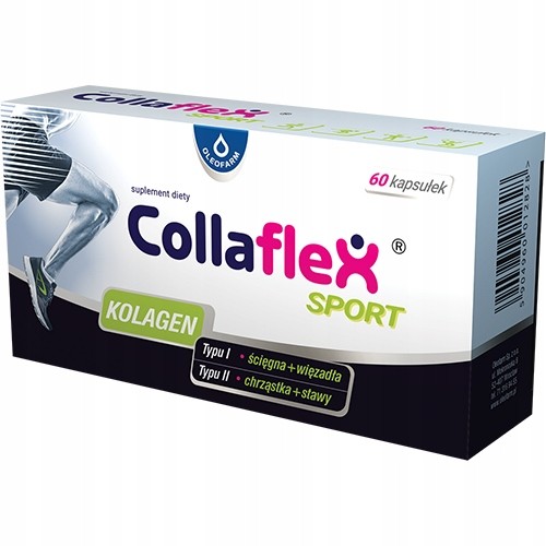 Collaflex Sport Kolagen Typu 1 i 2 Ścięgna 60 kaps