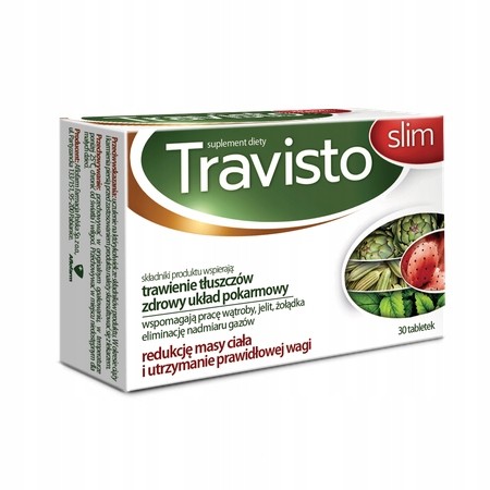 Travisto Slim Trawienie Redukcja Wagi 30 tabl