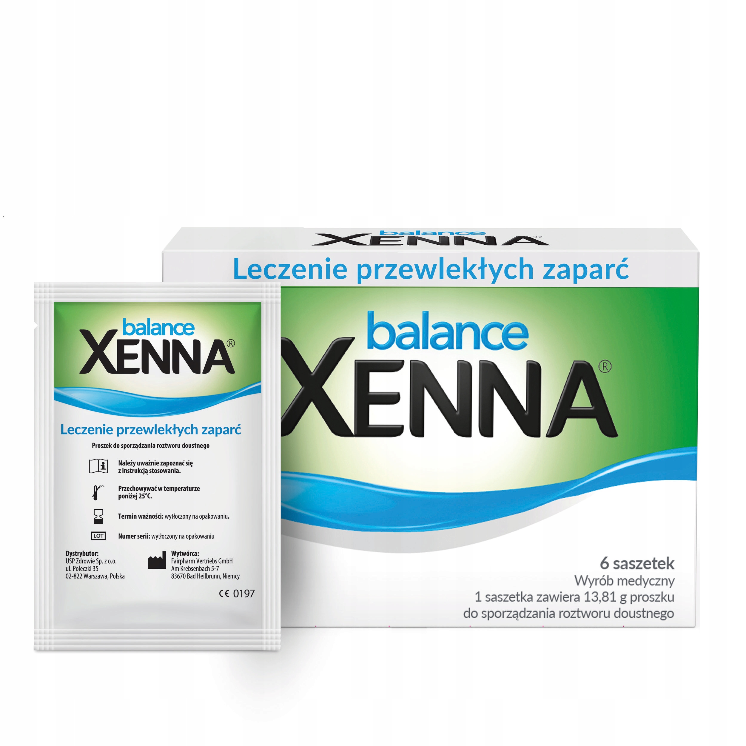 Xenna Balance Wsparcie W Zaparciach 6 Szaszetek