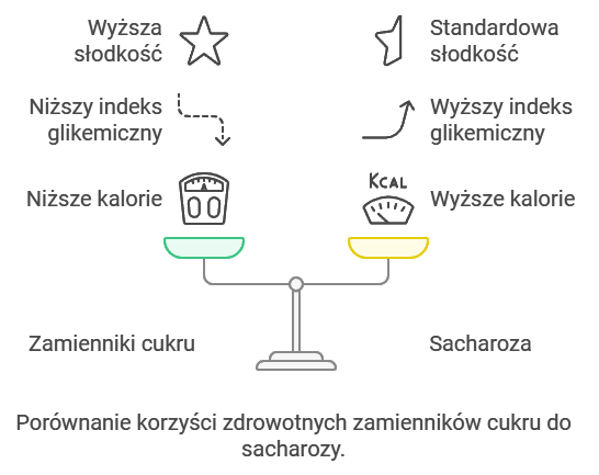 Korzyści stosowania zamienników cukru