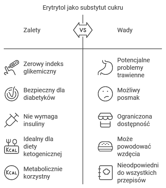 Erytrytol jako substytut cukru